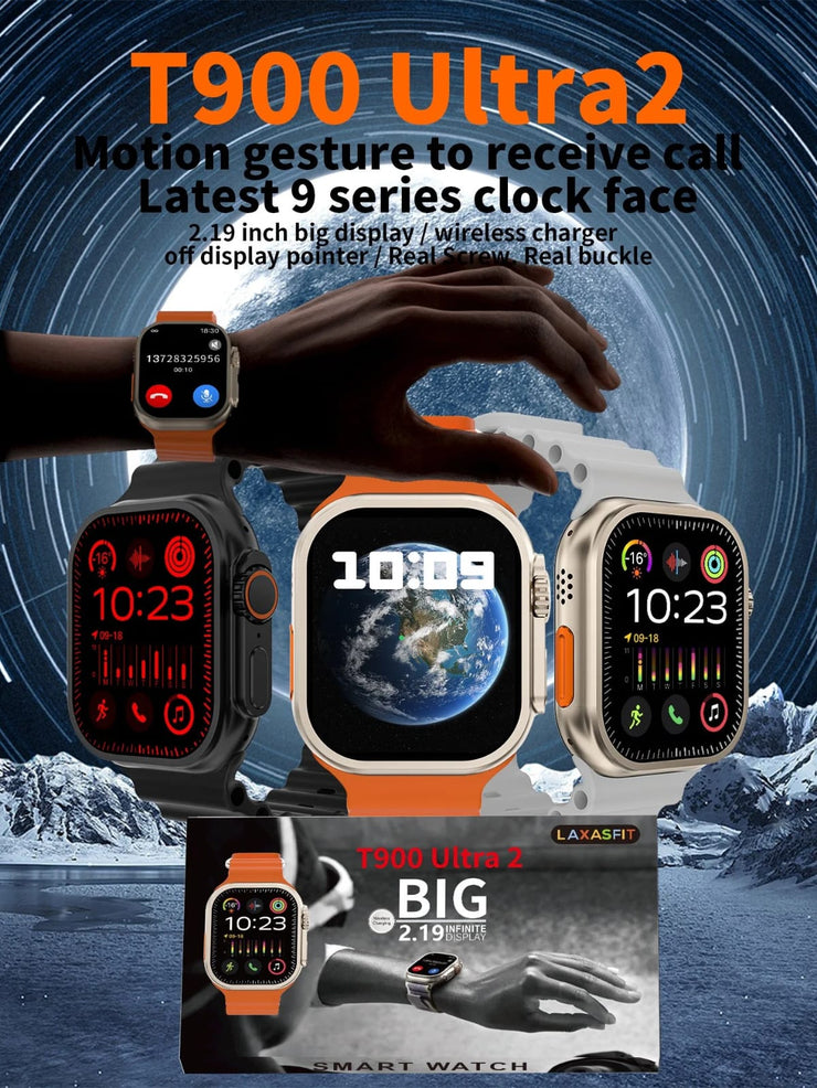 T900 Ultra Smart Watch – 2.09 Infinite Display – 49mm Dial Size – Built-in Games – Bluetooth Calling