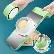 Manual Vegetable Cutter Slicer Multifunctional Round Slicer Table Top Food Processor Blender Cutter